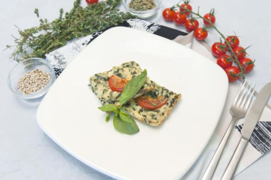 Рецепт творожной запеканки со шпинатом