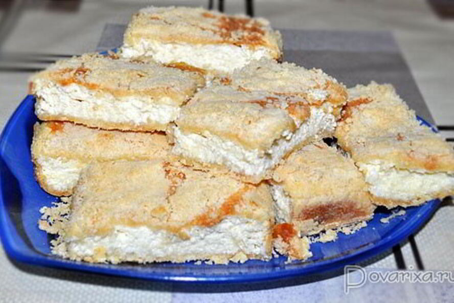 Рецепт творожной запеканки со штрейзелем