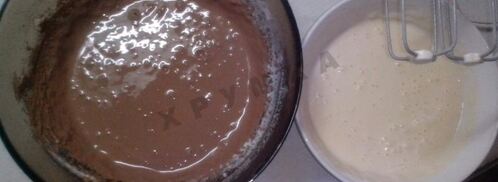 творожная запеканка зебра со сметанной заливкой. Шаг 2