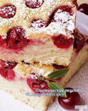 Вишневая запеканка