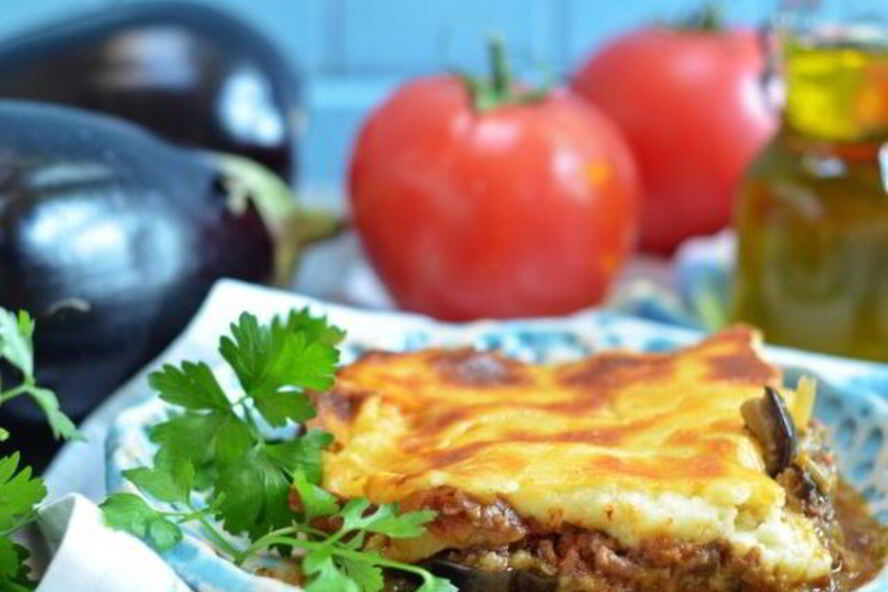 Рецепт запеканки из баклажанов с фаршем и овощами