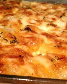 Запеканка из индейки с картошкой