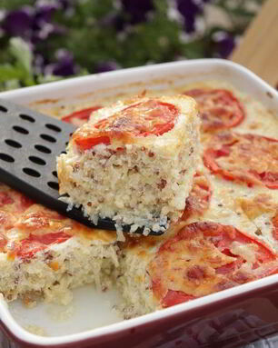 Запеканка из кабачка и киноа