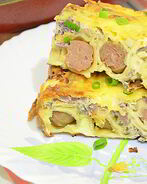 Запеканка из пельменей