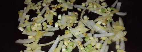 запеканка из стручковой фасоли с грибами. Шаг 2