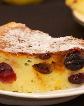 Запеканка из творога с сухофруктами в духовке