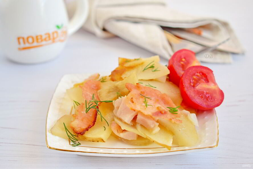 Рецепт запеканки картофельной под горчичным соусом