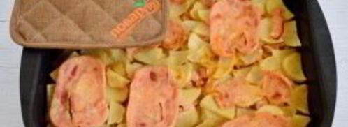 запеканка картофельная под горчичным соусом. Шаг 6