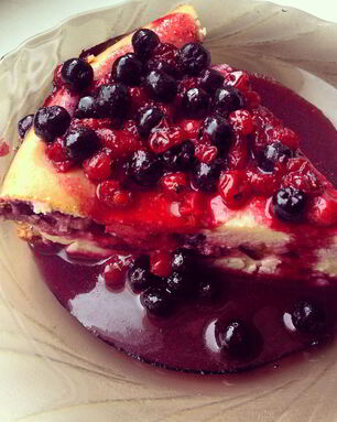 Запеканка с ягодами