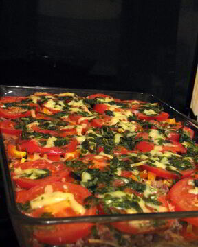 Запеканка со спагетти