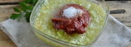 аджика из кабачков с томатной пастой. Шаг 3