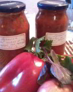 Аджика из перца с яблоком и базиликом