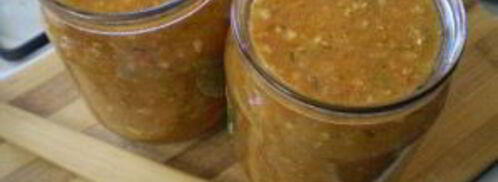 аджика из помидоров и перца с чесноком. Шаг 9