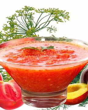 Аджика из слив с яблоками