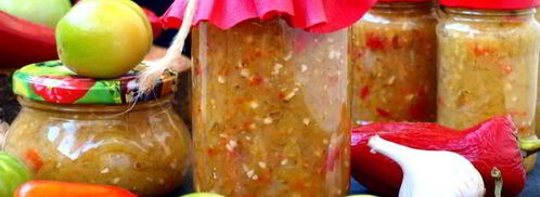 аджика из зеленых помидоров. Шаг 5