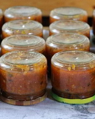 Аджика на зиму с варкой