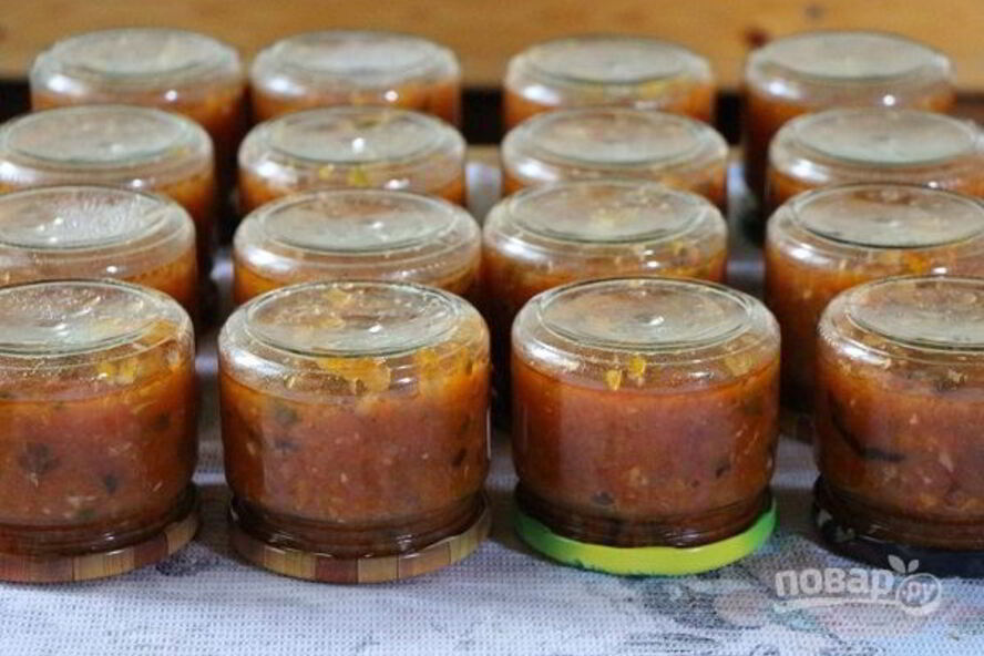 Рецепт аджики на зиму с варкой