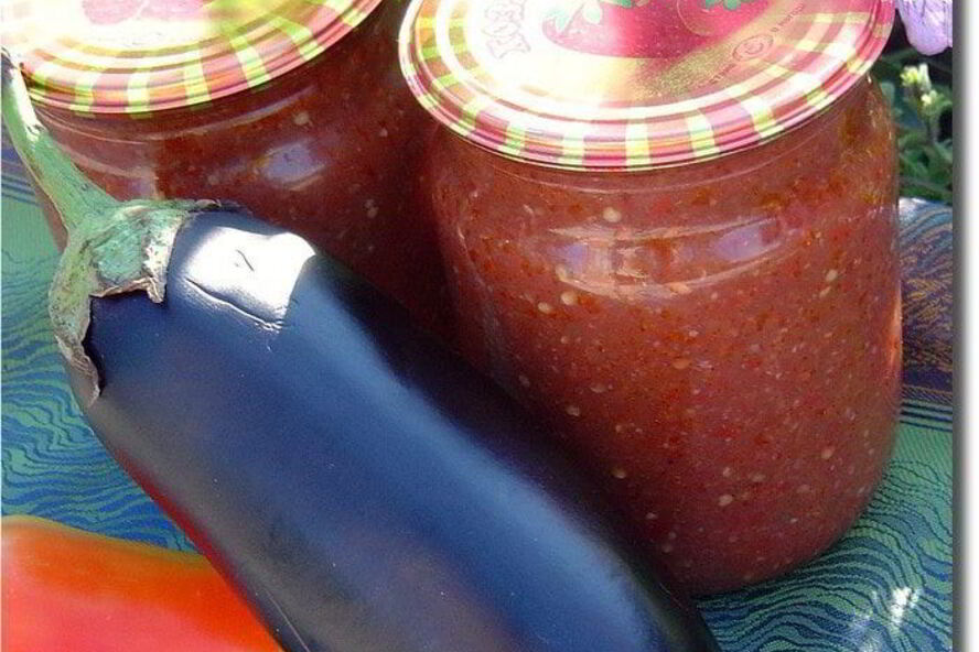 Рецепт аджики с баклажанами