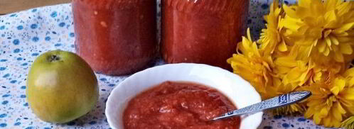 аджика с яблоками на зиму. Шаг 6