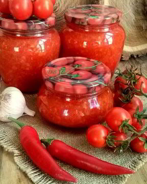 Аджика вареная