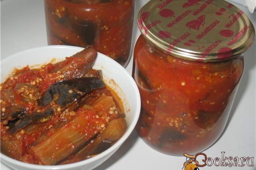 Рецепт баклажанов в аджике на зиму