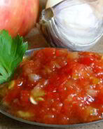 Домашняя аджика из кабачков с перцем