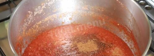 домашняя аджика с яблоками и морковью. Шаг 5