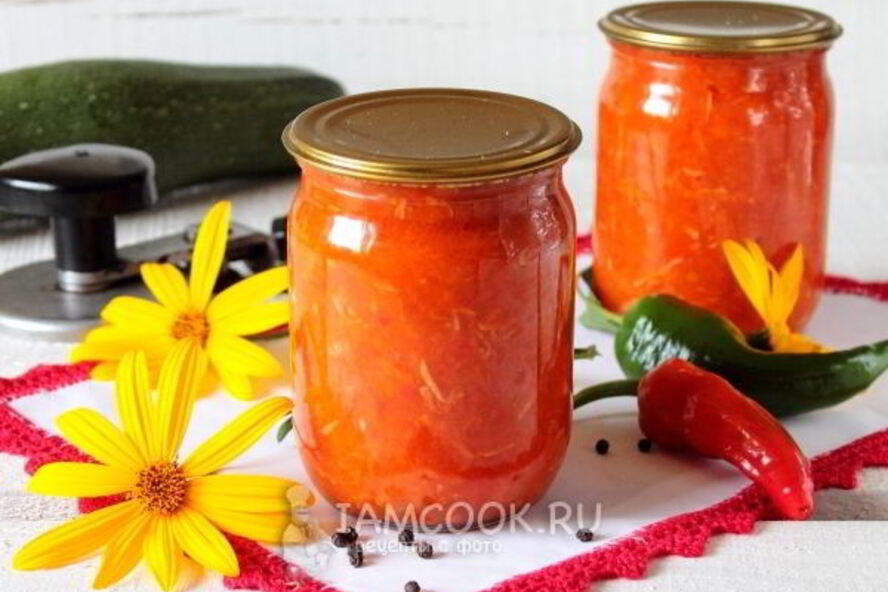 Рецепт классической аджики из кабачков на зиму