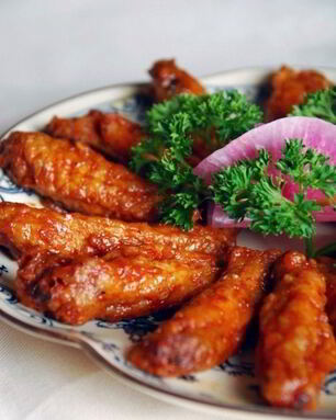 Куриные крылышки с аджикой в мультиварке