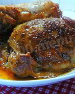 Курица в аджике с белым вином