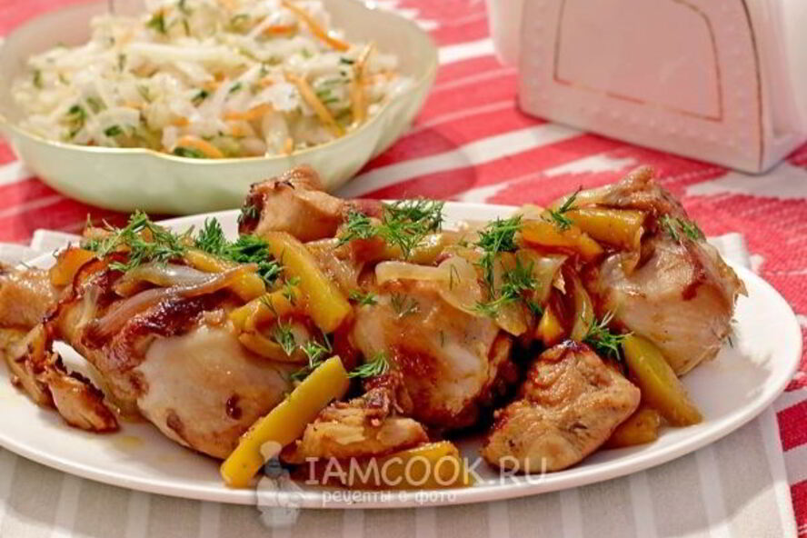 Рецепт курицы в маринаде из аджики