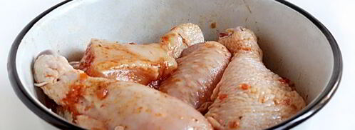 курица в маринаде из аджики. Шаг 4