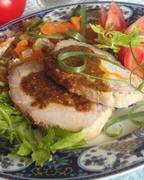 Мясная трапеза с аджикой