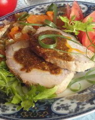 Мясная трапеза с аджикой