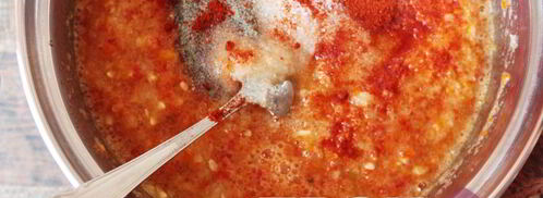 острая аджика из кабачков. Шаг 6