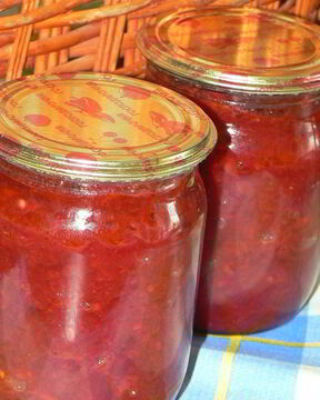 Свекла в аджике