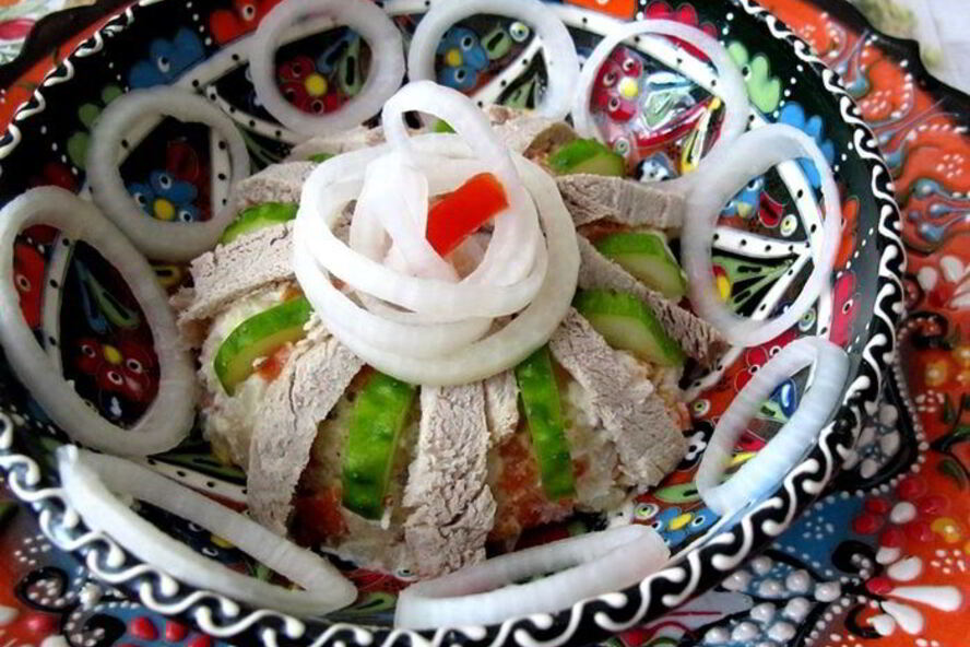 Рецепт таджикского салата гиссар