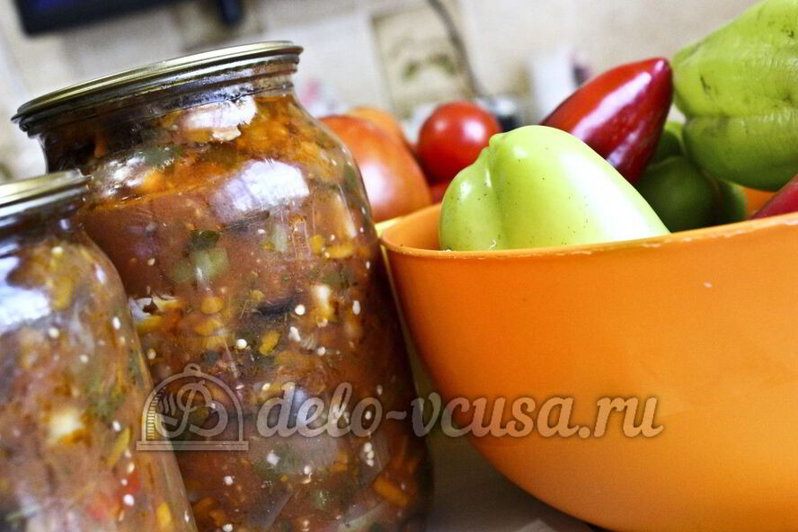 Рецепт баката из баклажанов на зиму