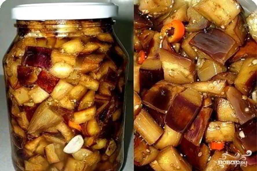 Рецепт баклажанов на зиму