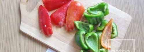 баклажаны с перцем болгарским на зиму. Шаг 2