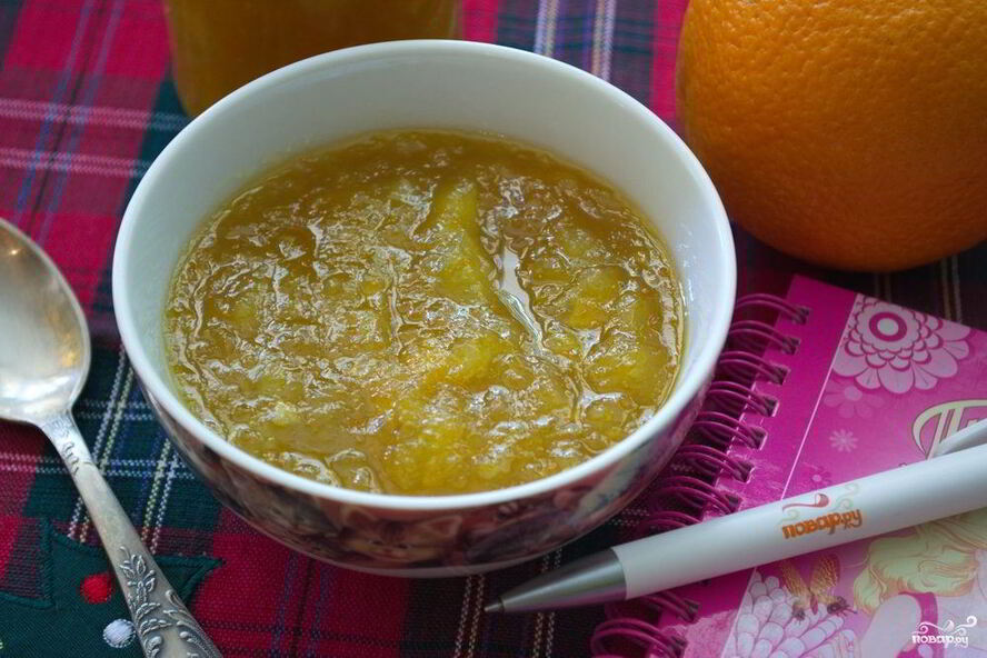 Рецепт апельсинового джема на зиму