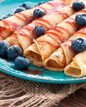 Блинчики с джемом