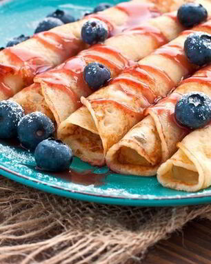 Блинчики с джемом