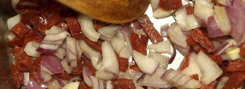 чоризо-джем. Шаг 2