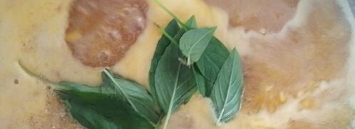 джем из абрикосов, персиков и базилика. Шаг 4