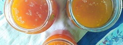 джем из абрикосов, персиков и базилика. Шаг 6