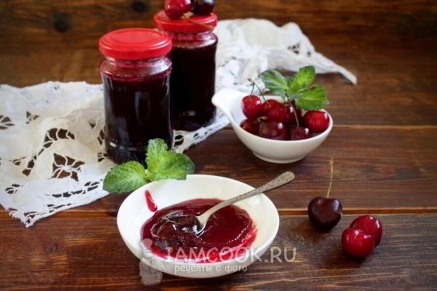 Рецепт джема из черешни без косточек
