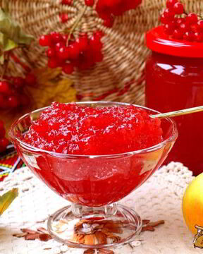Джем из яблок и калины