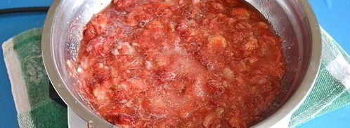 джем клубничный с желатином на зиму. Шаг 7