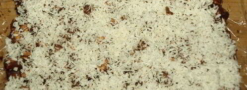 маршмеллоу с шоколадом и вишневым джемом. Шаг 4